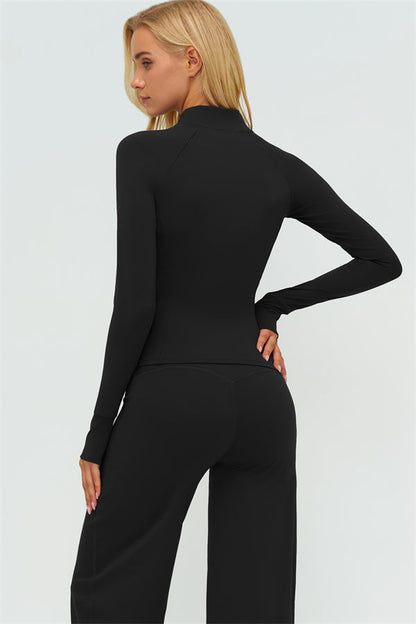 The Twirl Zip Jacket New Straight Leg Pants 2-Piece Set