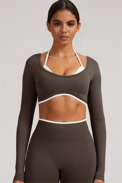 The Elevate Long Sleeve Crop top