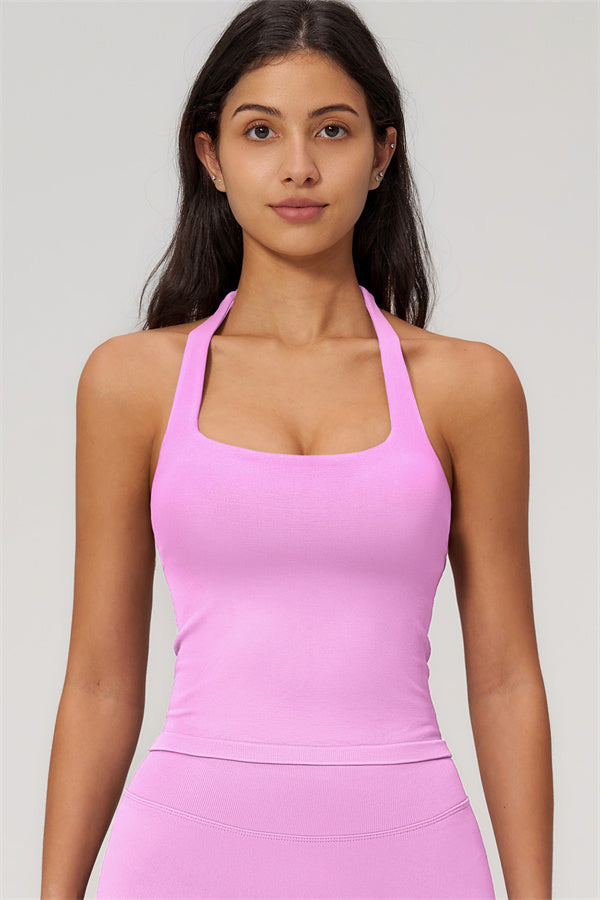 The Empower Halter Crop Top Leggings 2-Piece Set