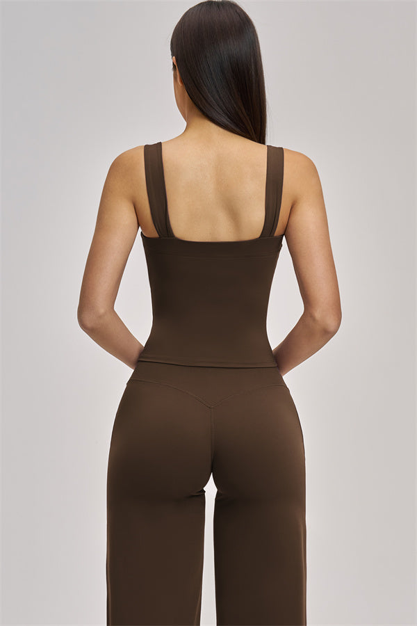 The Swoon Tank Top Flared Leggings 2-Piece Set