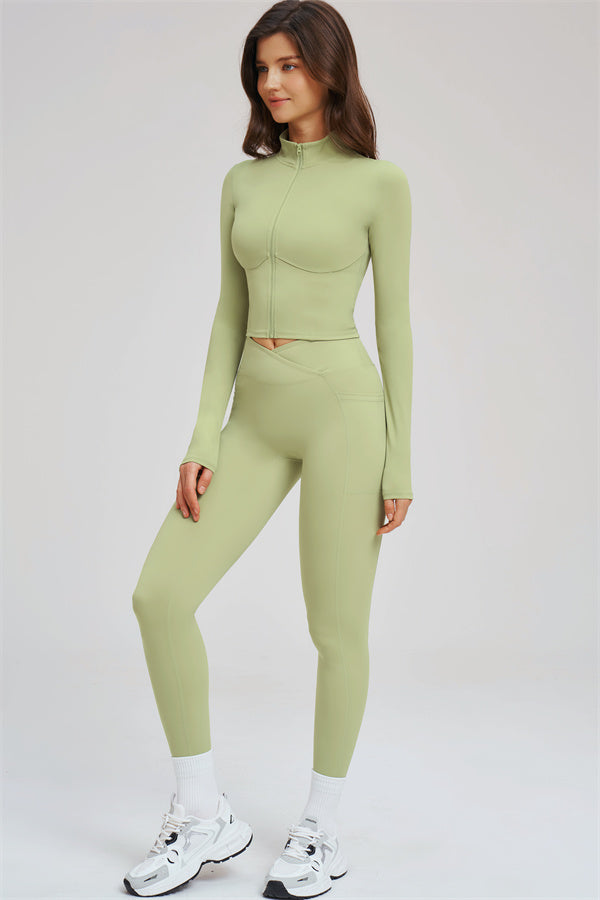 The Sizzle Zip Jacket Leggings 2-Piece Set
