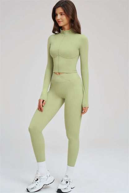 The Sizzle Zip Jacket Leggings 2-Piece Set