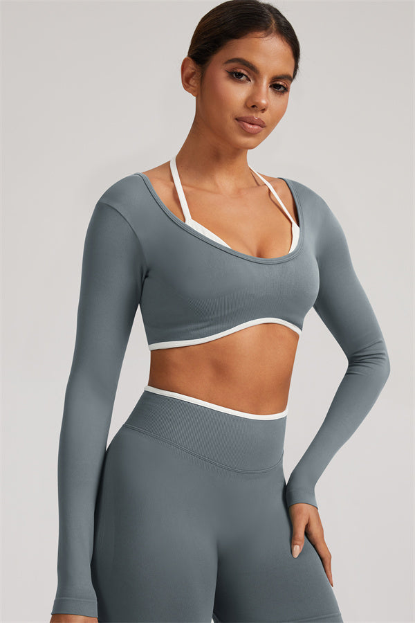The Elevate Long Sleeve Crop top