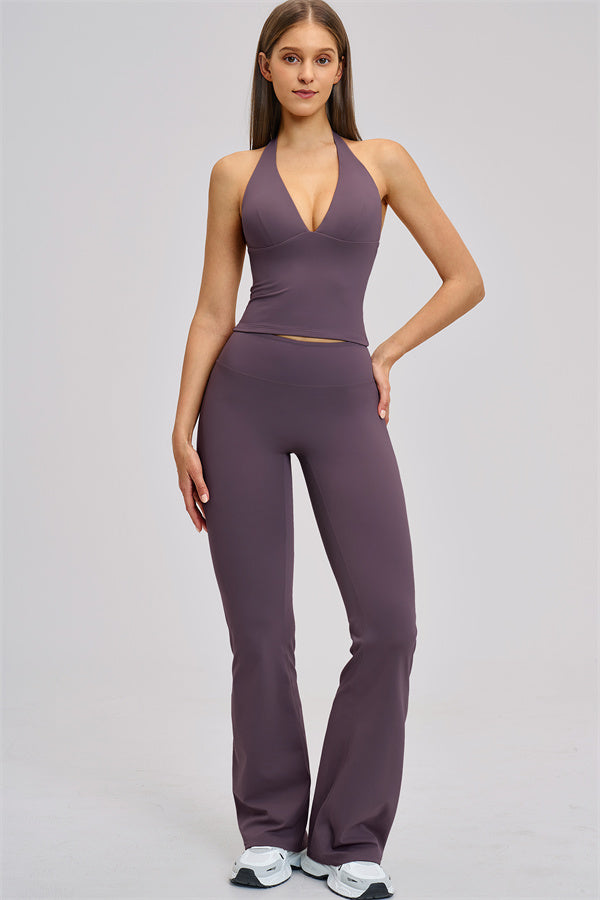 The Zestful Tank Top Flared Leggings 2-Piece Set