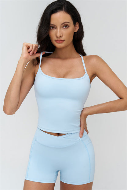 The BoldFit Crop Top Shorts 2-Piece Set