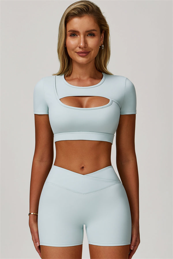 The Lavish Cut-out Crop Top