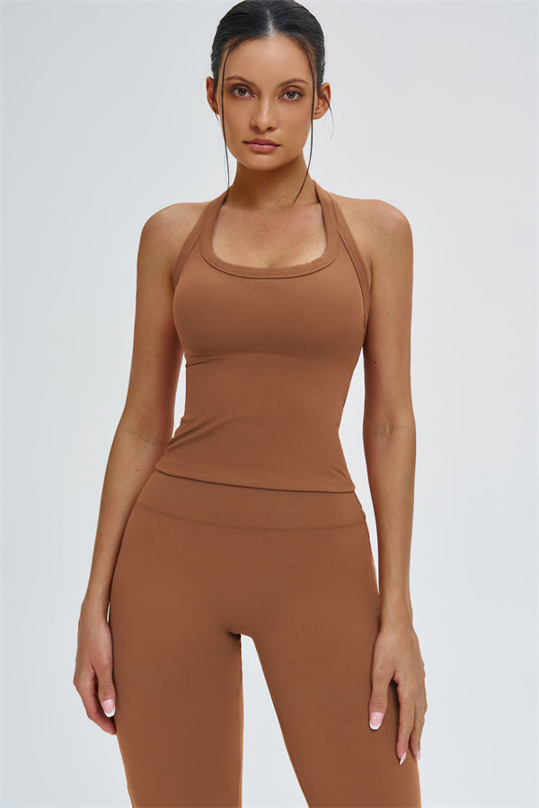 The Slate Y-Back Top