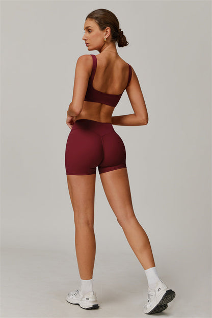 The Halo Sports Bra Shorts 2-Piece Set