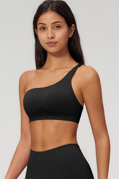 The Empower One-Shoulder Sports Bra