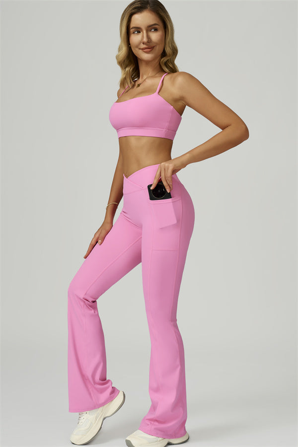 The Flourish Sports Bra Flared Leggings 2-Piece Set