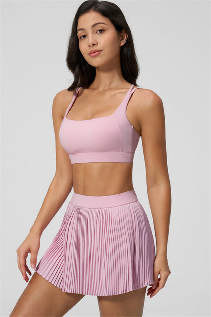 The Balance Sports Bra Tennis Skirt 2-Piece Set