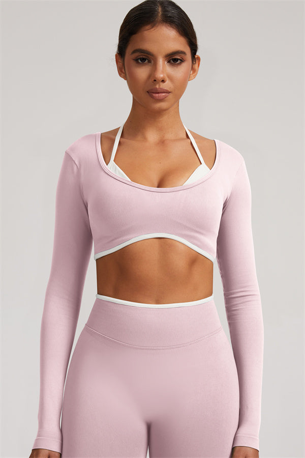 The Elevate Long Sleeve Crop top