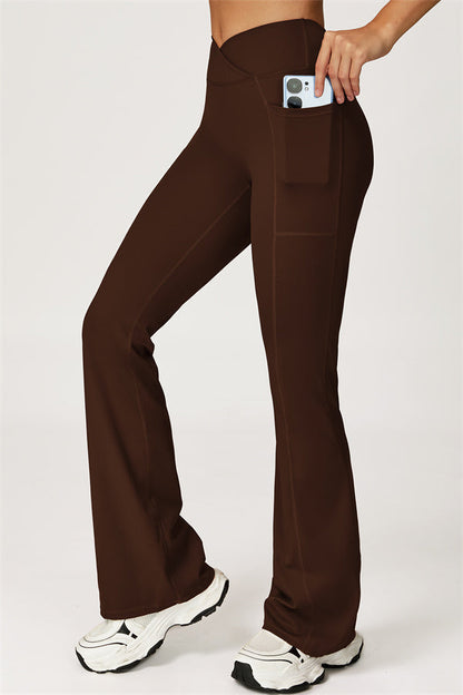 The Glacier Crop Tank Flared Leggings 2-Piece Set