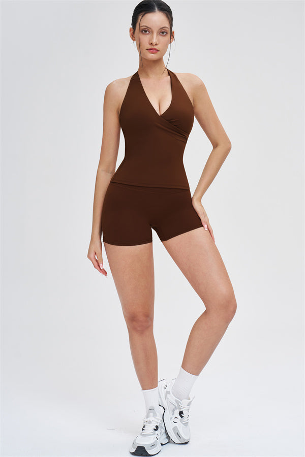 The Stride Crop Top Isabella Shorts 2-Piece Set