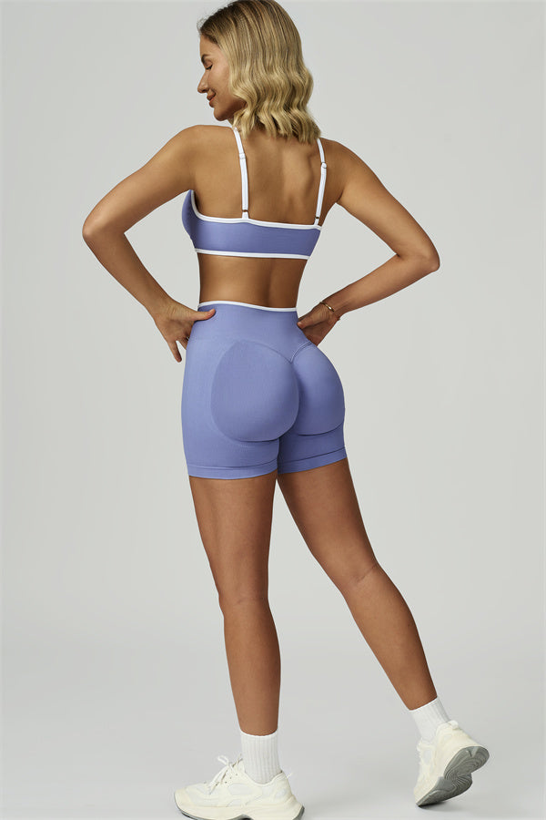 The Prime Line Sports Bra Shorts 2-Piece Set