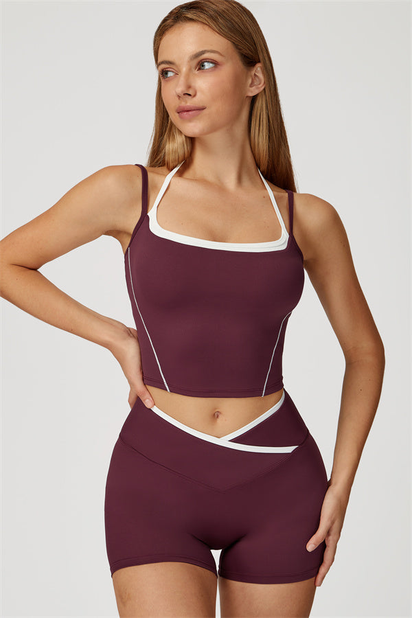 The Radiant Crop Top Shorts 2-Piece Set