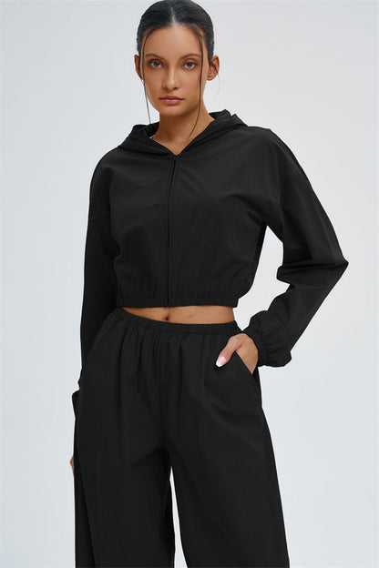 The Svelte UV protection Crop Hoodie