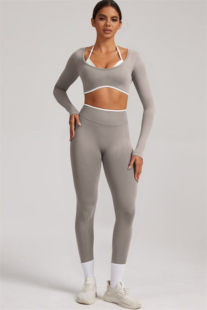 The Elevate New Long Sleeve Crop top