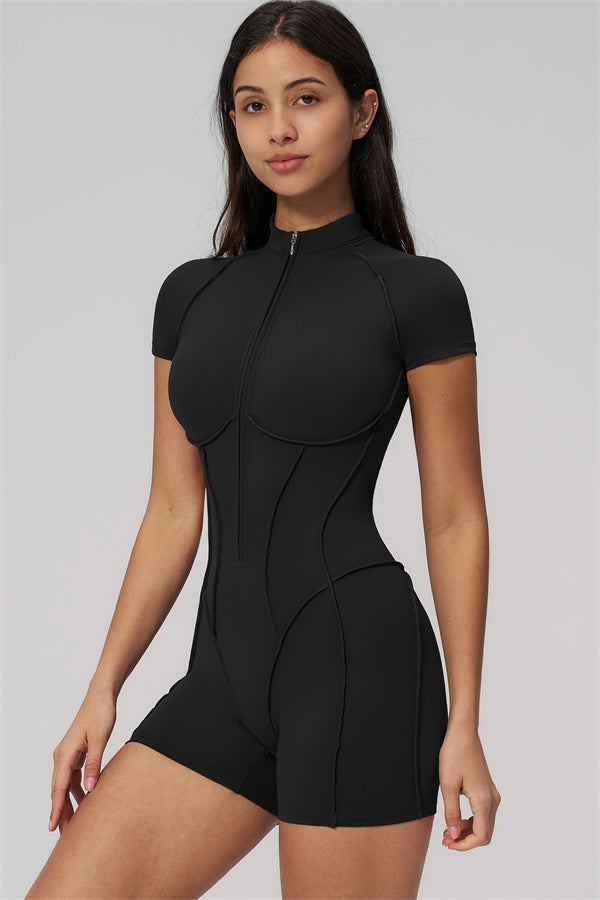 The Anew Zipper Romper