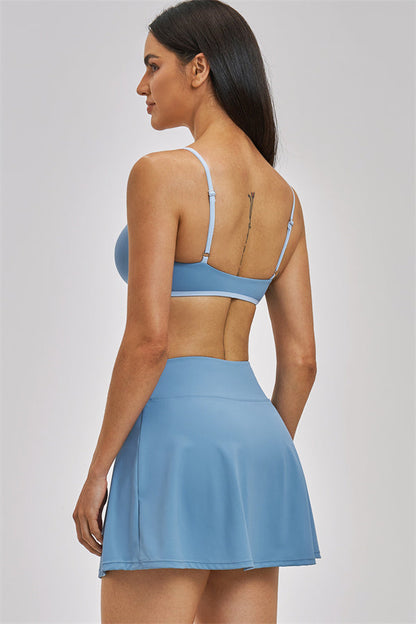 The Seraphine Sports Bra Skirt 2-Piece Set
