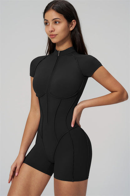 The Anew Zipper Romper