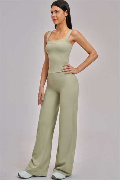 The Swoon Tank Top Flared Leggings 2-Piece Set