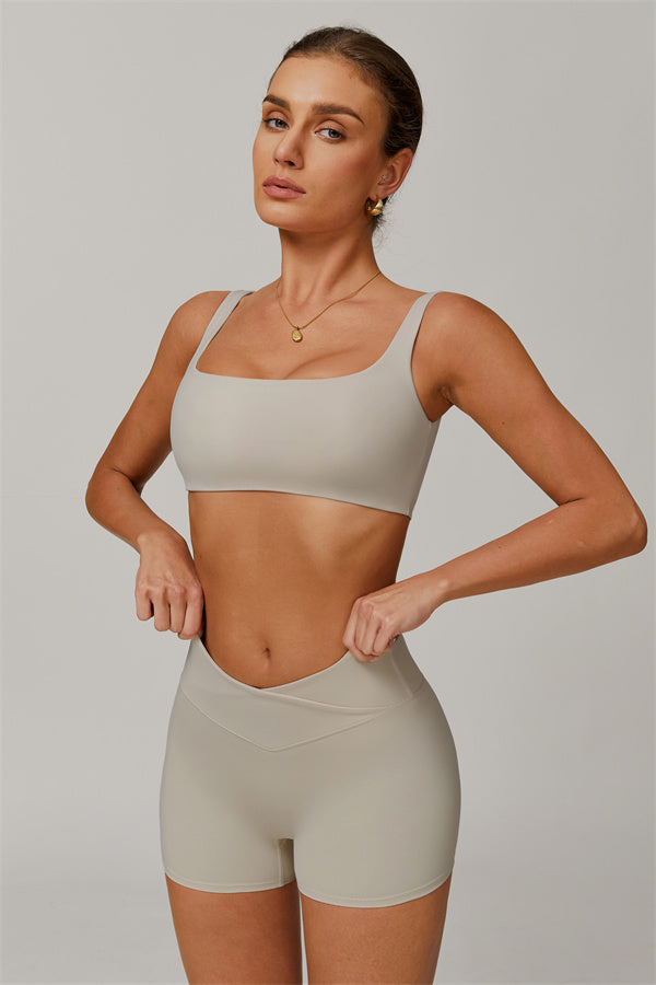 The Halo Sports Bra Shorts 2-Piece Set
