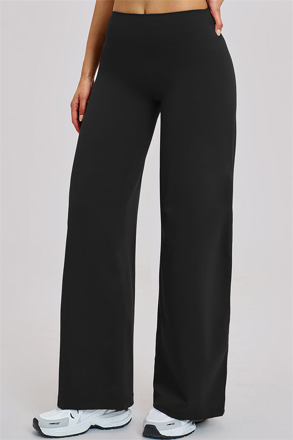 The Dynamic Crop Top Straight Leg Pants 2-Piece Set