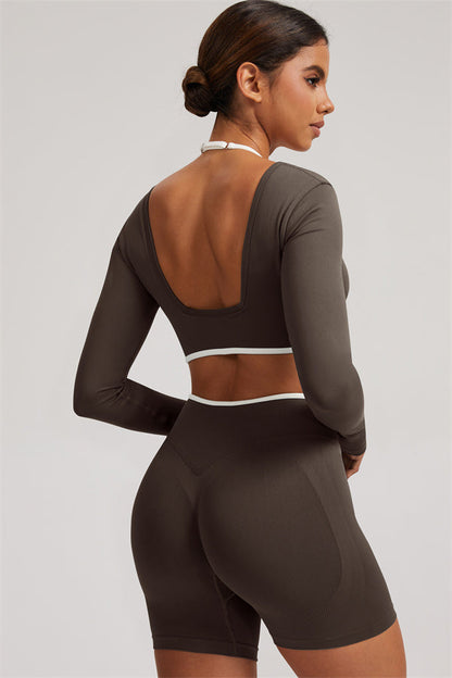 The Elevate Long Sleeve Crop top