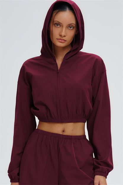 The Svelte UV protection Crop Hoodie