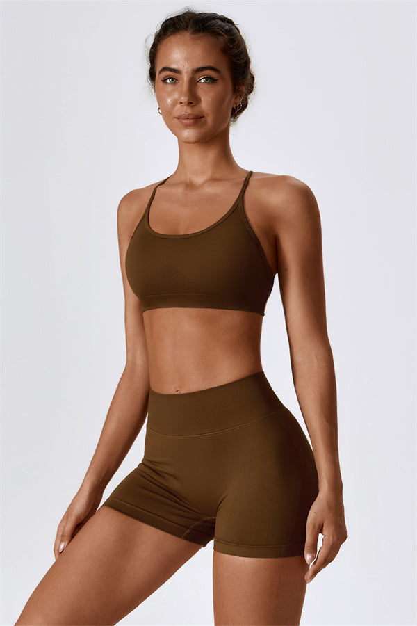Nova Luxe Sports Bra Shorts 2-Piece Set