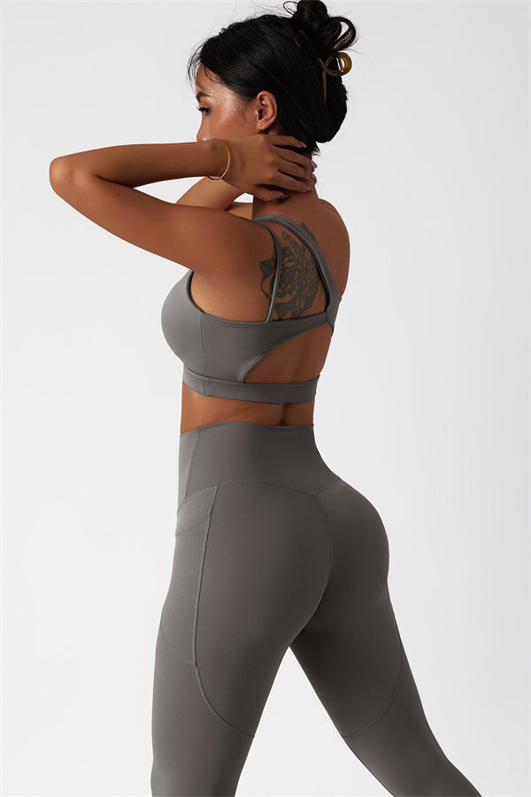 The Blissful Rose Sports Bra Leggings 2-Piece Set