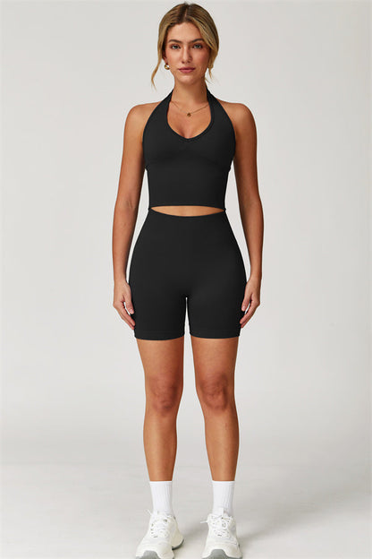 The Delight Halter Top Shorts 2-Piece Set