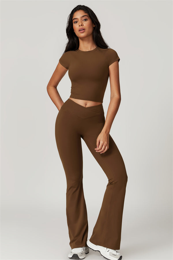The Sophia T-shirt Flares 2-Piece Set