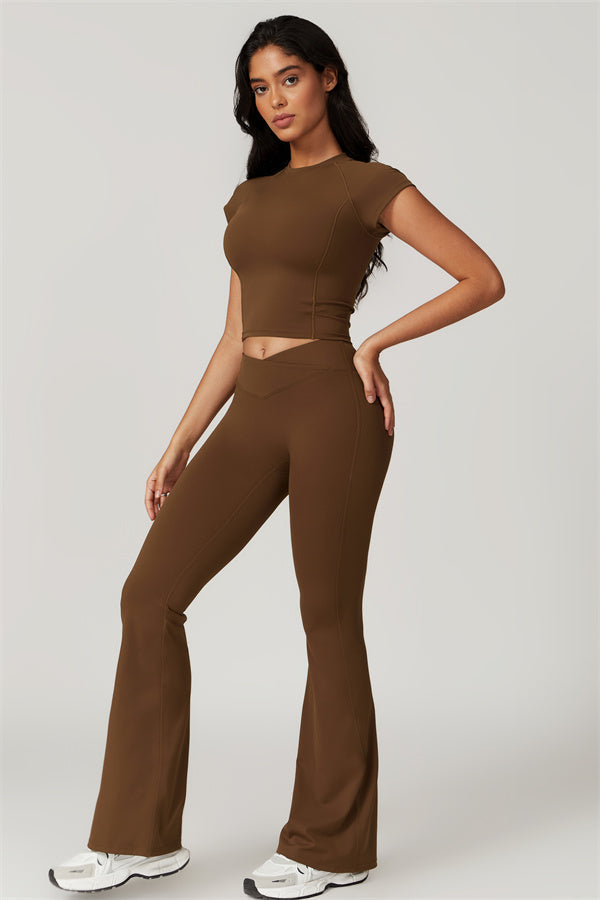 The Sophia T-shirt Flares 2-Piece Set