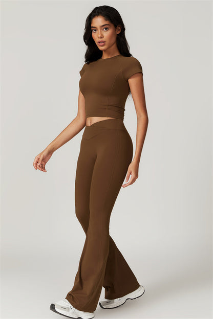 The Sophia T-shirt Flares 2-Piece Set