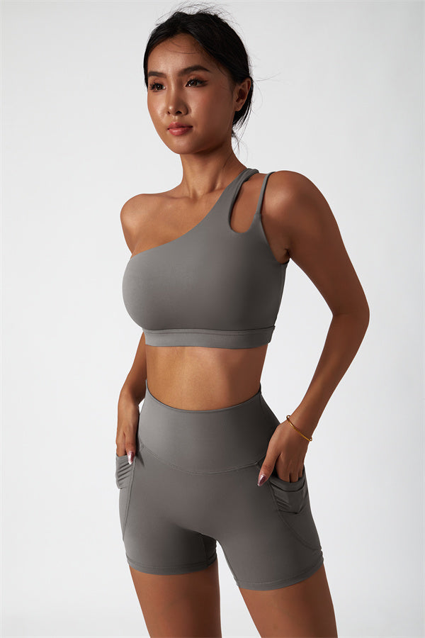 The Blissful Rose Sports Bra Shorts 2-Piece Set