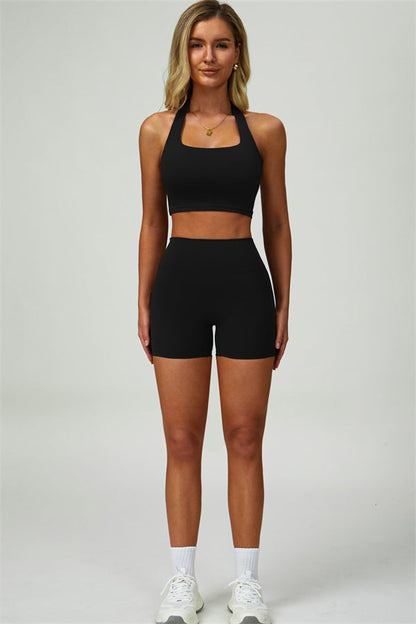 The Seraphine Halter Crop Top