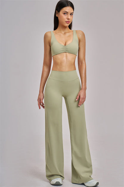 The Swoon Sports Bra Flared Leggings 2-Piece Set