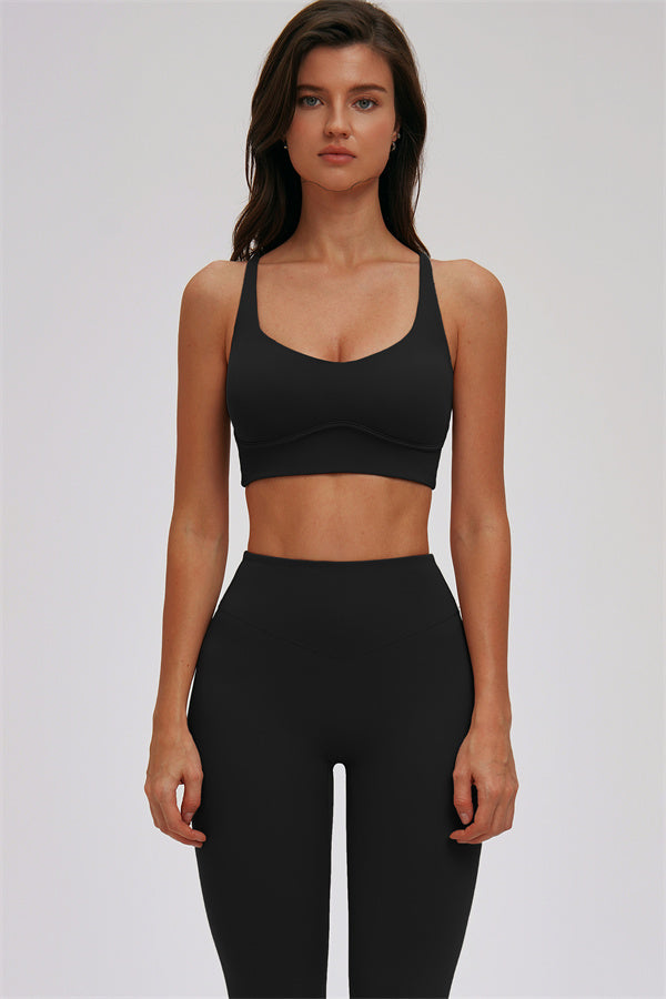 The Kinetic Cross Back Sports Bra