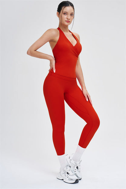 The Stride Crop Top Isabella Leggings 2-Piece Set