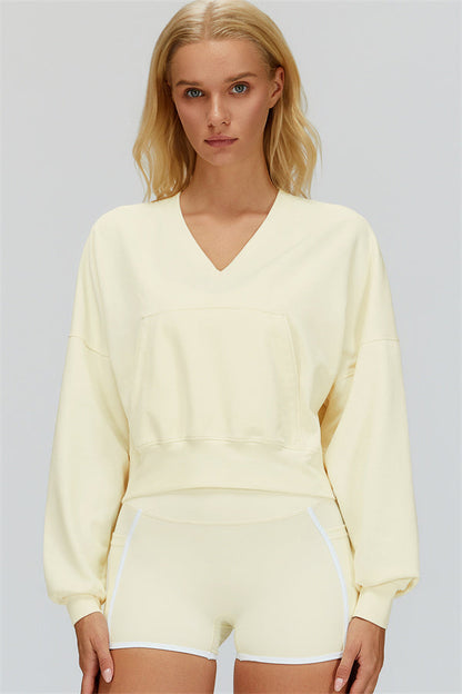 The Whisper V-Neck Hoodie