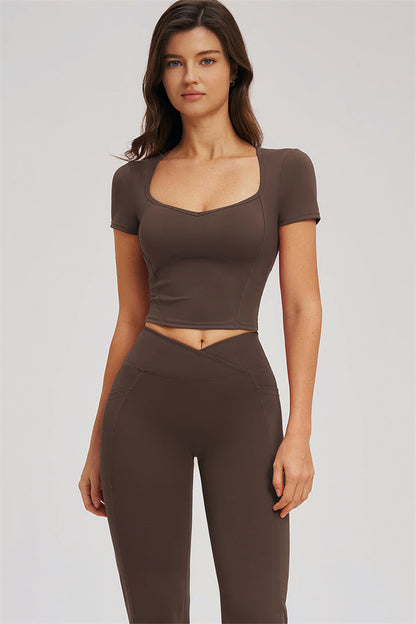 The Sizzle T-shirt Flared Leggings 2-Piece Set