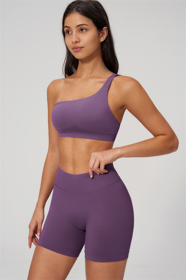 The Empower One-Shoulder Sports Bra