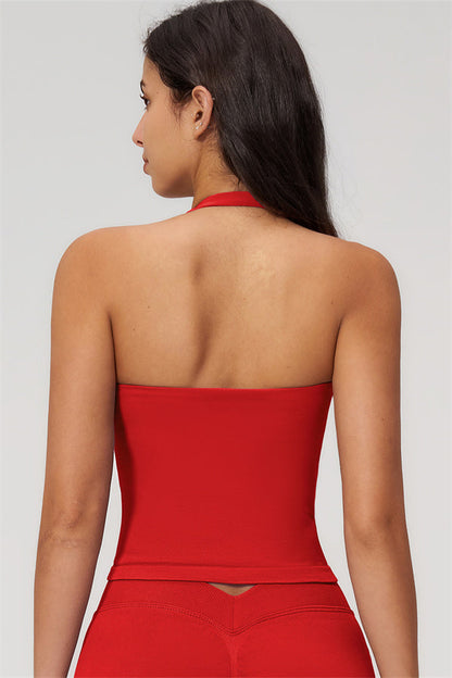 The Empower Halter Crop Top Shorts 2-Piece Set