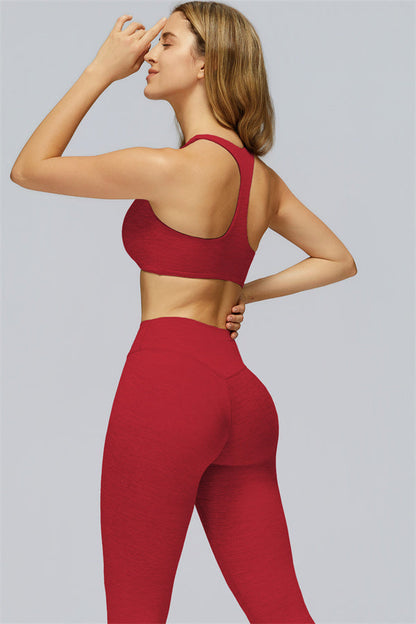 The Radiance Racerback Sports Bra Leggings 2-Piece Set