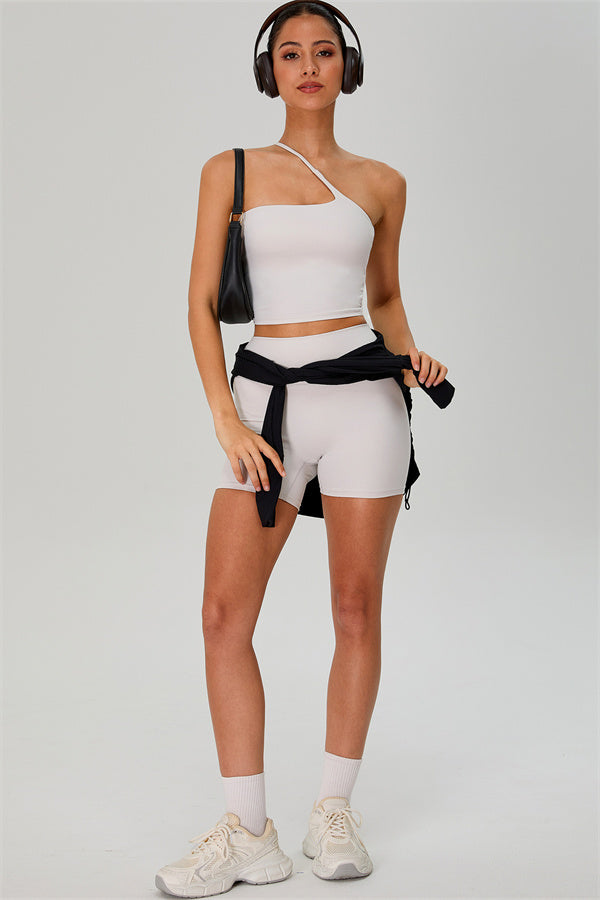 The Jewel One-Shoulder Crop Top