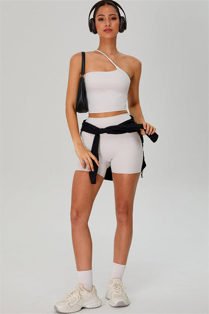 The Jewel One-Shoulder Crop Top