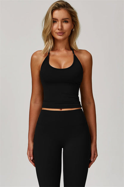 The Surge Halter Crop Top Leggings 2-Piece Set