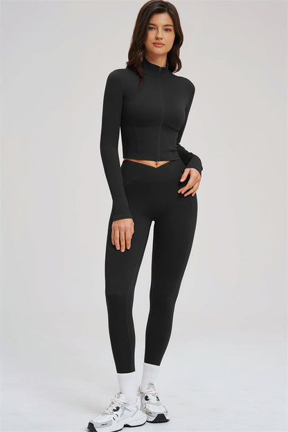 The Sizzle Zip Jacket Leggings 2-Piece Set